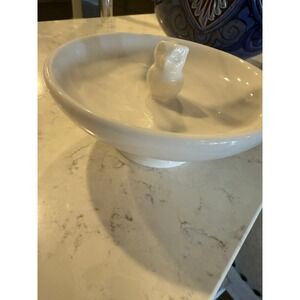 Owl Footed Jewelry Dish Ceramic 3D‎ owl